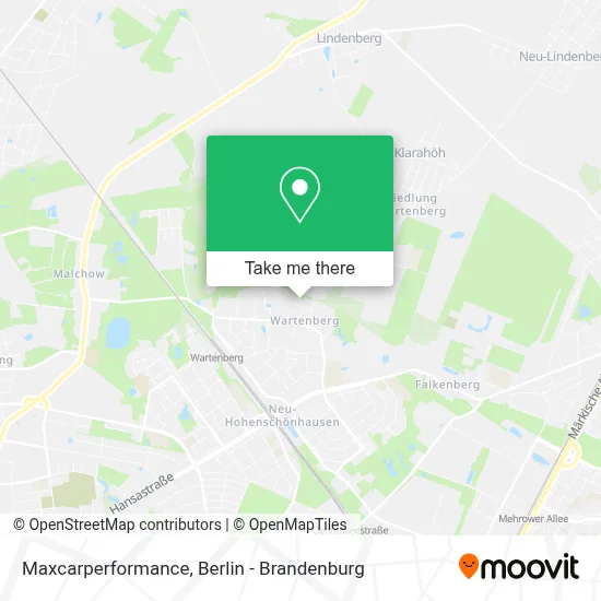 Maxcarperformance map