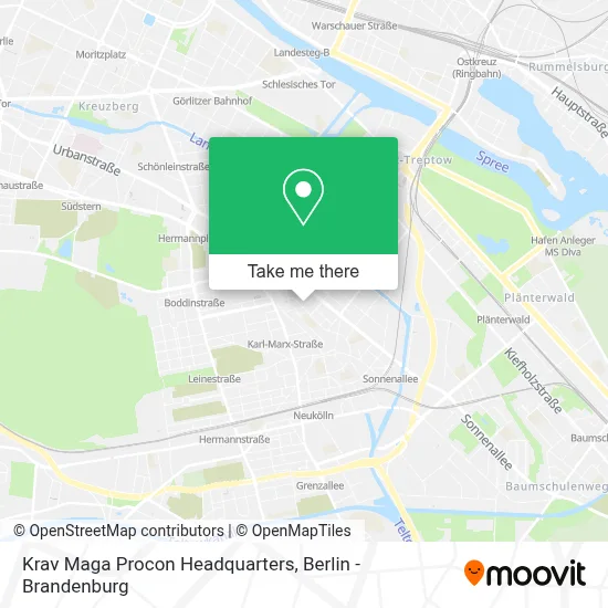 Krav Maga Procon Headquarters map