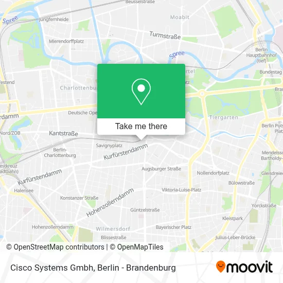 Cisco Systems Gmbh map