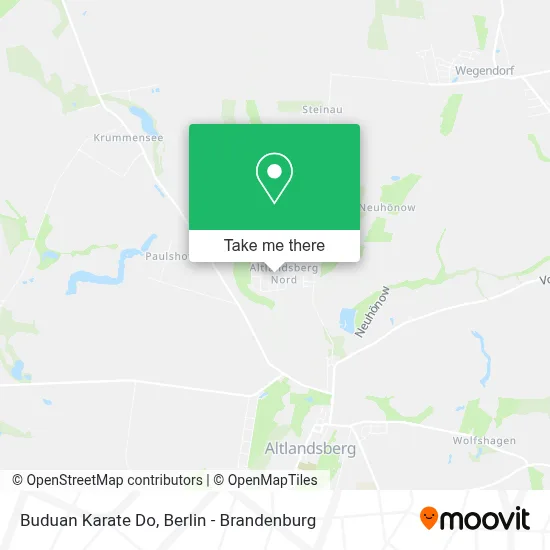 Buduan Karate Do map
