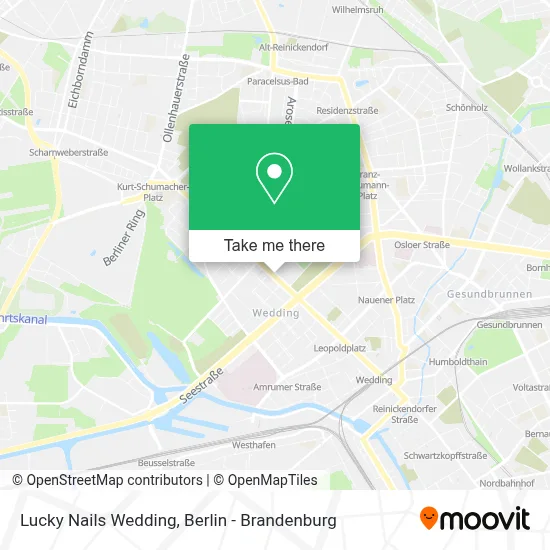 Lucky Nails Wedding map