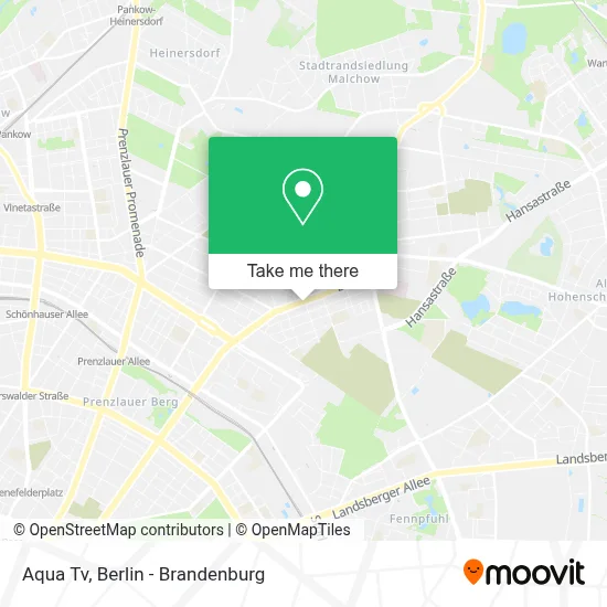 Aqua Tv map