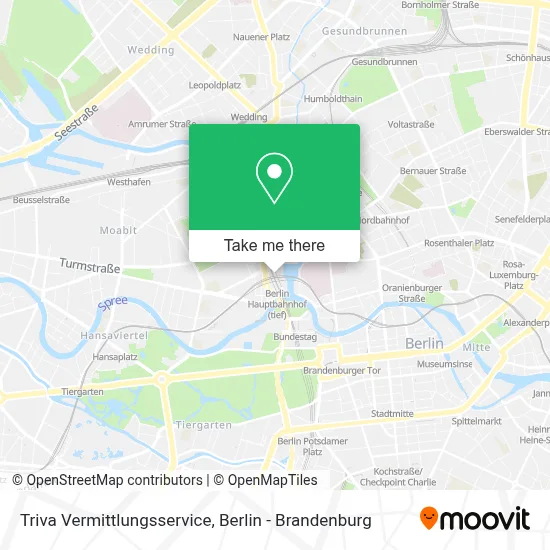 Triva Vermittlungsservice map