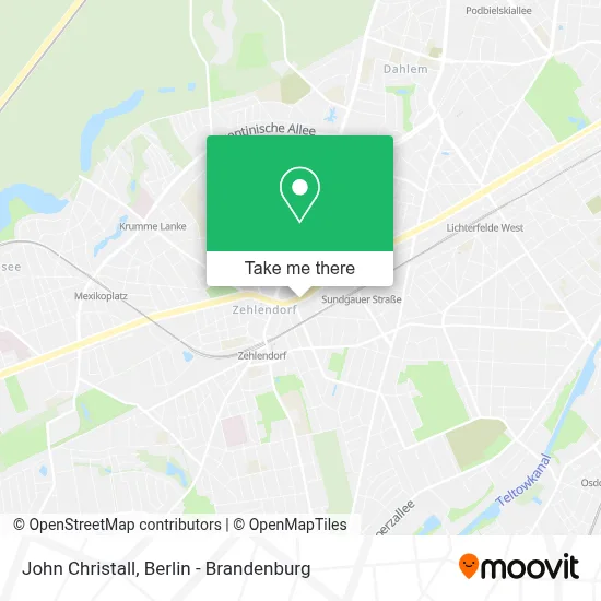 John Christall map