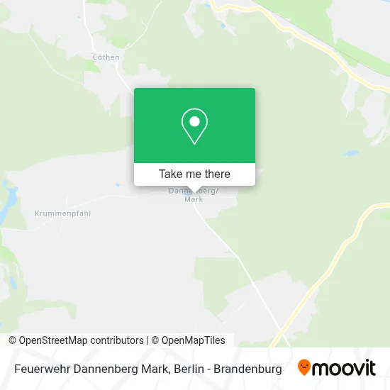 Feuerwehr Dannenberg Mark map