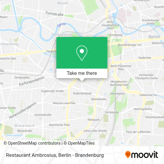 Restaurant Ambrosius map