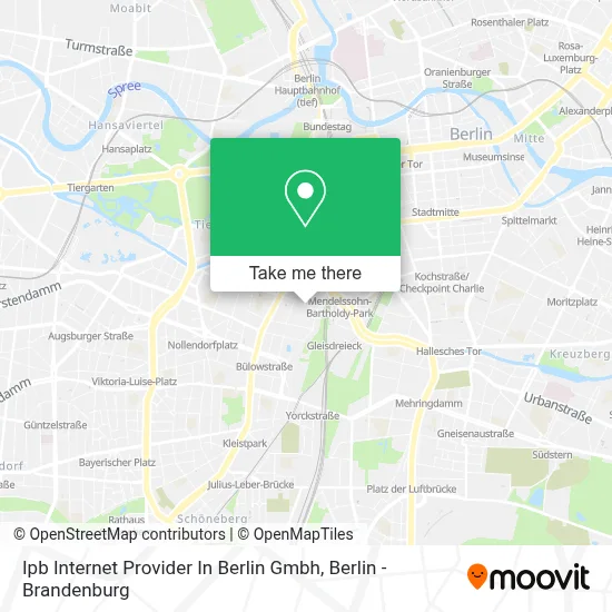 Ipb Internet Provider In Berlin Gmbh map