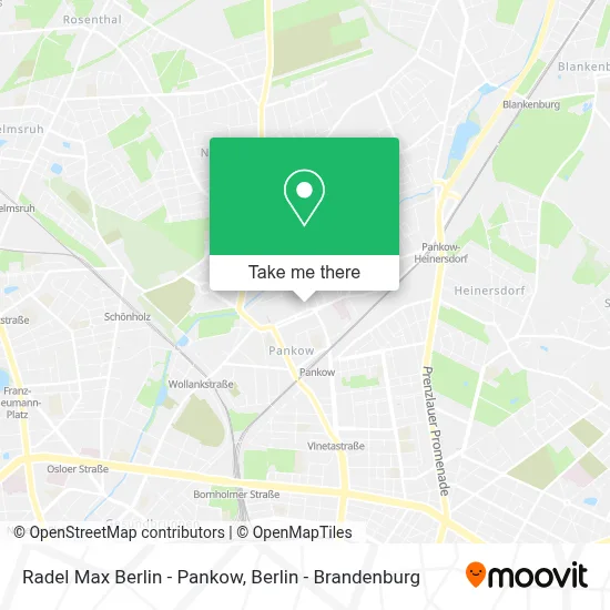 Radel Max Berlin - Pankow map