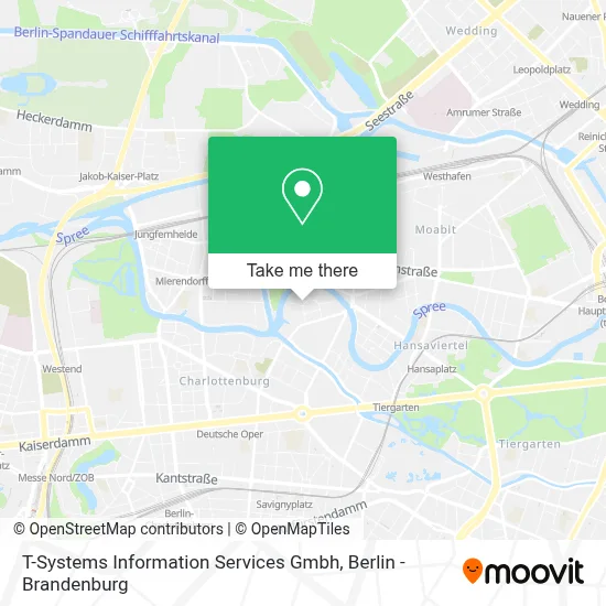 T-Systems Information Services Gmbh map
