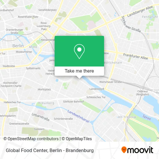Global Food Center map