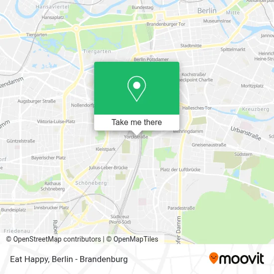 Eat Happy map