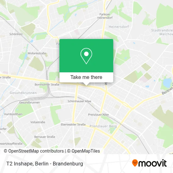 T2 Inshape map