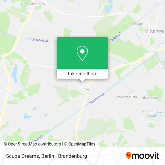 Scuba Dreams map