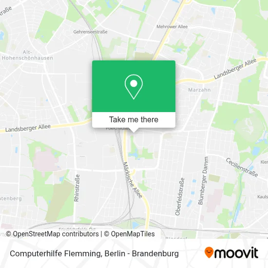 Computerhilfe Flemming map