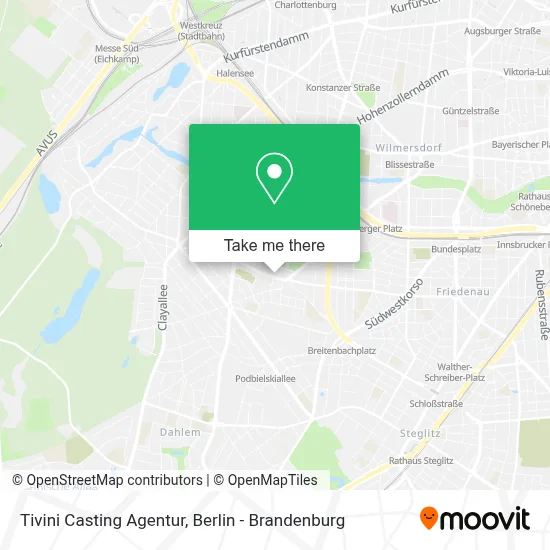 Tivini Casting Agentur map