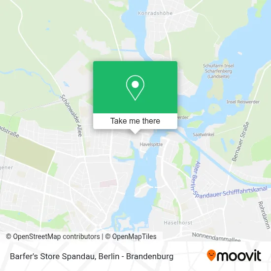 Barfer's Store Spandau map