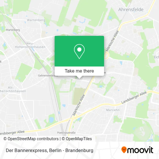 Der Bannerexpress map