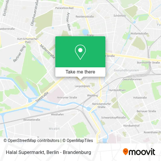 Halal Supermarkt map