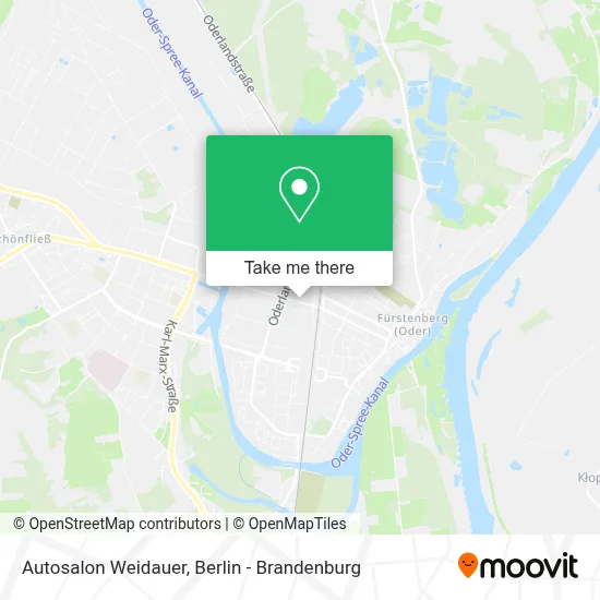 Autosalon Weidauer map