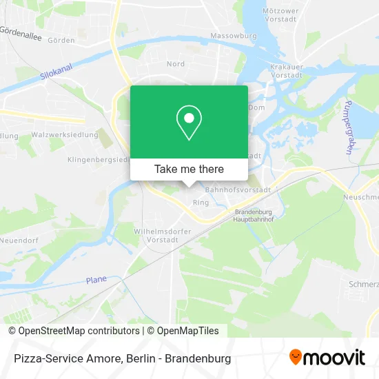 Pizza-Service Amore map