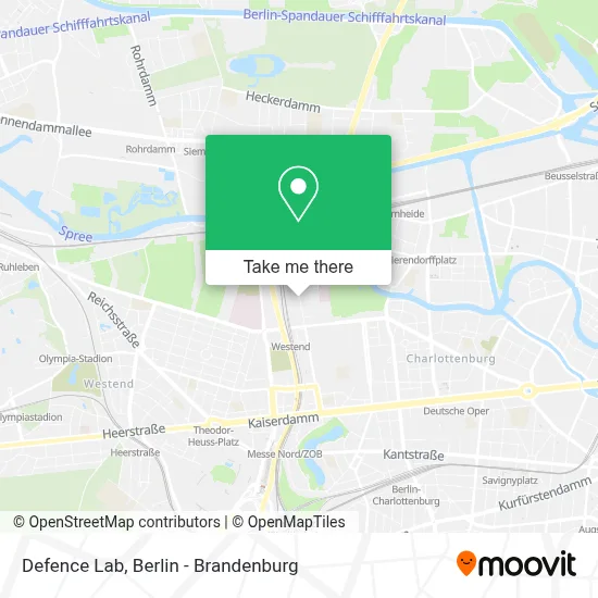 Defence Lab map