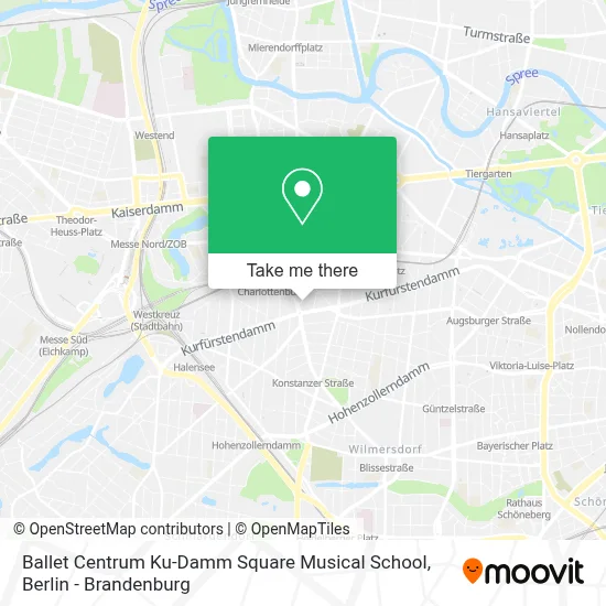 Ballet Centrum Ku-Damm Square Musical School map