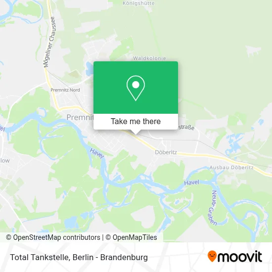 Total Tankstelle map