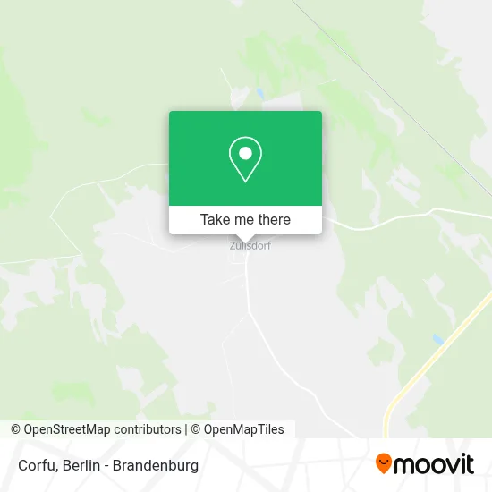 Korfu map