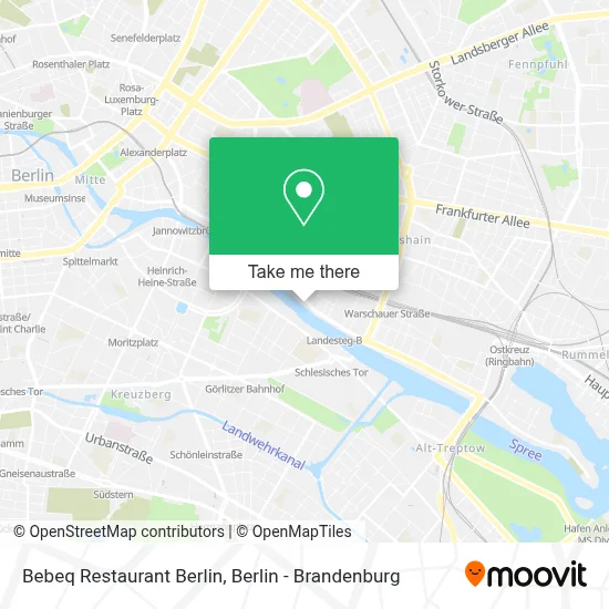 Bebeq Restaurant Berlin map
