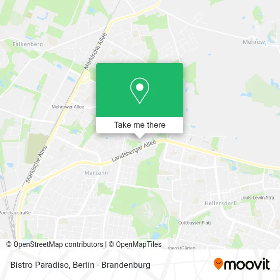 Bistro Paradiso map
