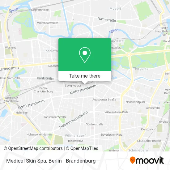 Medical Skin Spa map