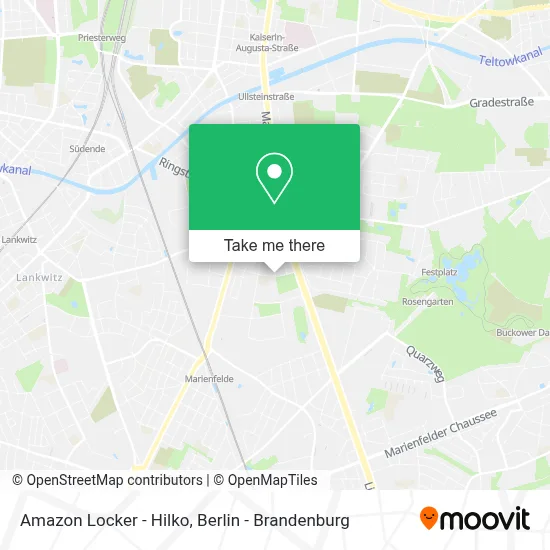Amazon Locker - Hilko map