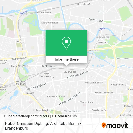Huber Christian Dipl.Ing. Architekt map