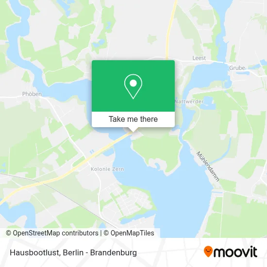 Hausbootlust map