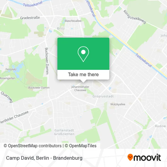 Camp David map