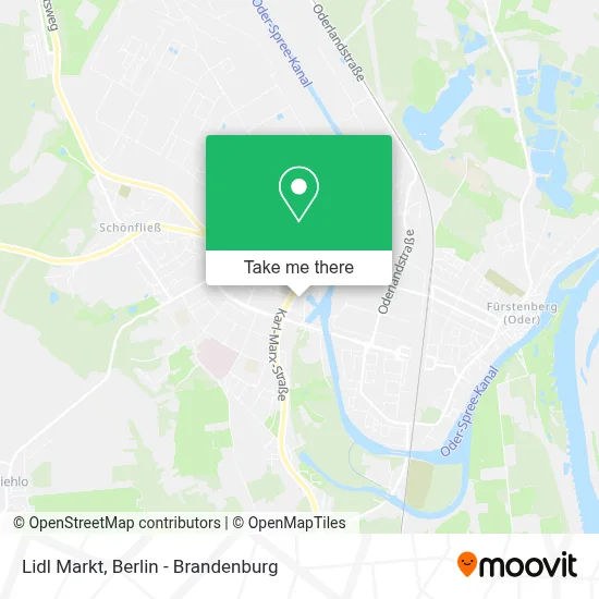 Lidl Markt map