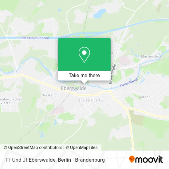 Ff Und Jf Eberswalde map