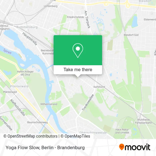 Yoga Flow Slow map