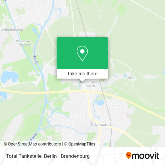 Total Tankstelle map