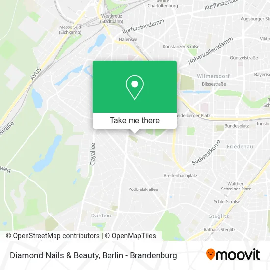 Diamond Nails & Beauty map