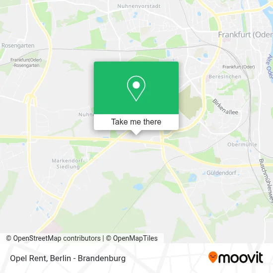 Opel Rent map