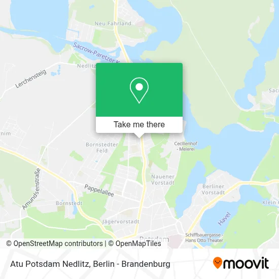 Atu Potsdam Nedlitz map