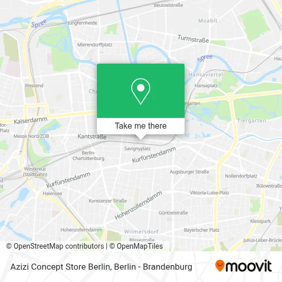Azizi Concept Store Berlin map