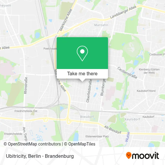 Ubitricity map