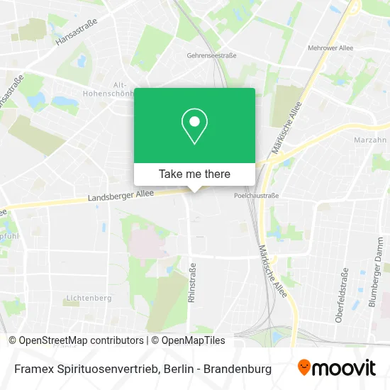 Framex Spirituosenvertrieb map