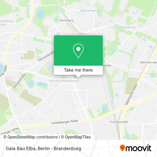 Gala Bau Elba map