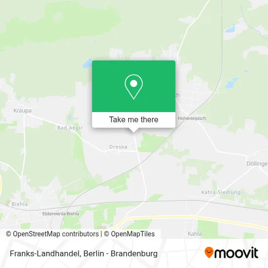 Franks-Landhandel map