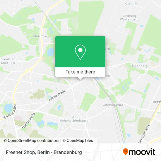 Freenet Shop map