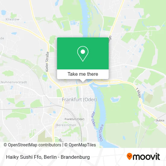 Haiky Sushi Ffo map