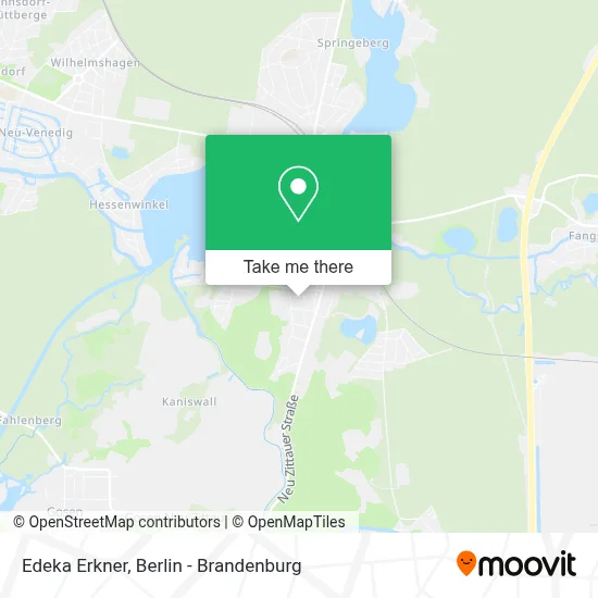 Edeka Erkner map